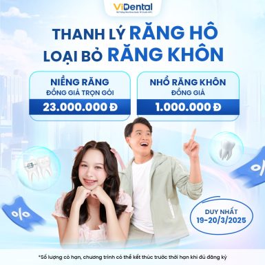 Săn Deal Đồng Giá Từ 1 TRIỆU ĐỒNG – Mừng Quốc Tế Hạnh Phúc Cùng Nha khoa Linh Trung
